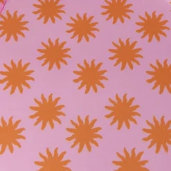 Strandparasol zonnetjes - roze/oranje - ø160x180 cm