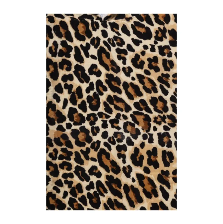 Strandponcho luipaard - multikleur - 75x220 cm