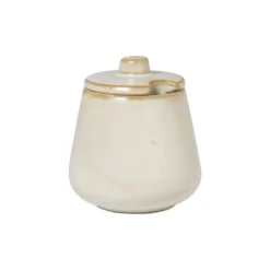 Suikerpot - beige - ø9x10.3 cm