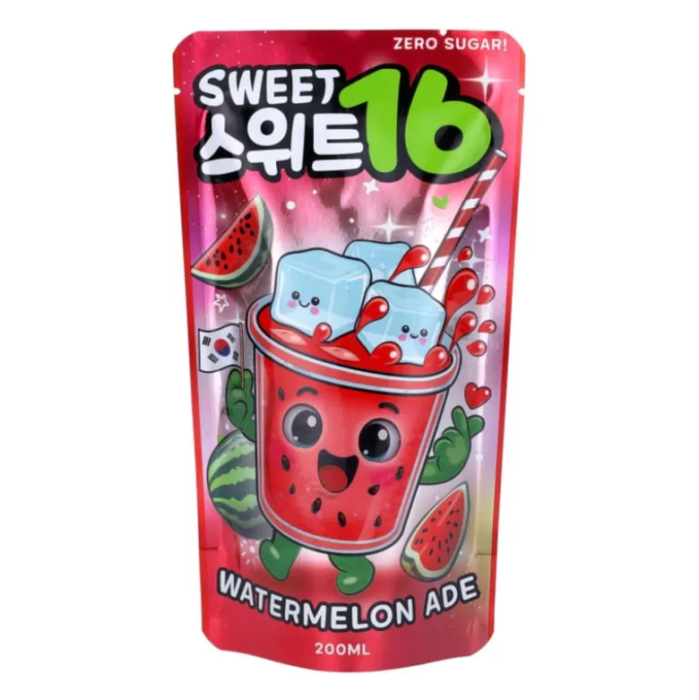 Sweet16 watermelon pouch drink ADE - 200 ml