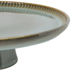 Taartplateau Toscane - groen - ø30x8 cm