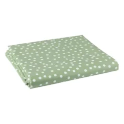 Tafelkleed dots - groen/wit - 150x220 cm