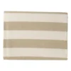 Tafelkleed gestreept - wit/beige - 140x240 cm