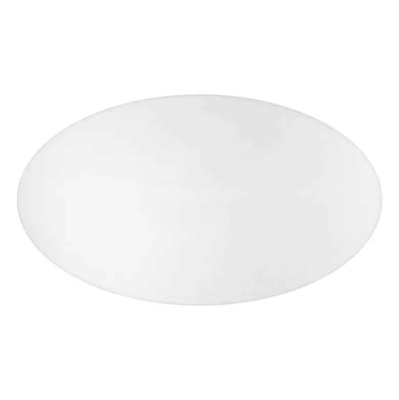 Tafelkleed ovaal - wit - 160x260 cm