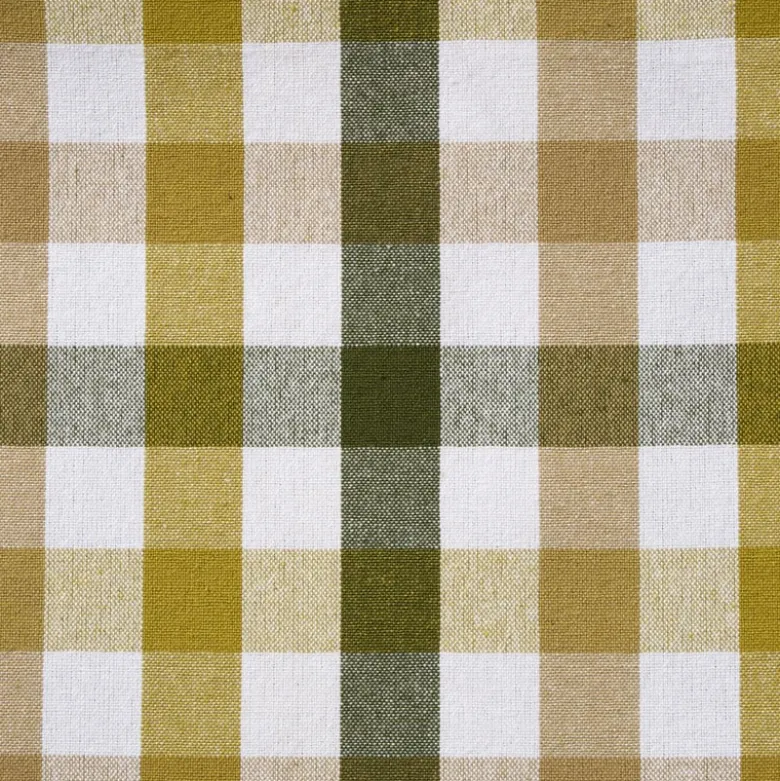 Tafelkleed ruit - groen/geel - 140x240 cm