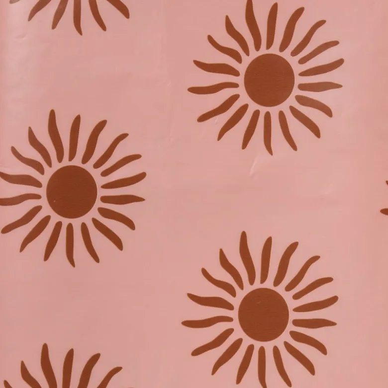 Tafelkleed zonnetjes - roze/oranje - 150x220 cm