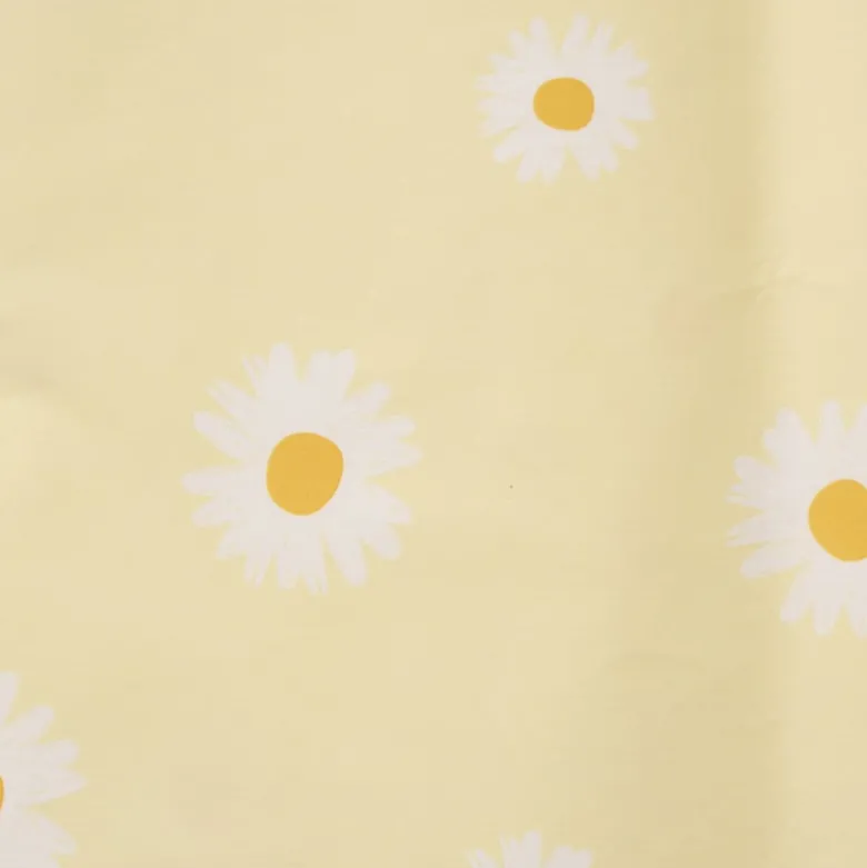 Tafellaken bloem - geel - 138x220 cm