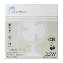 Tafelventilator - wit - 49x34x23.5 cm