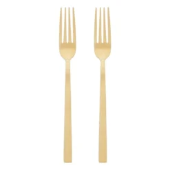 Tafelvorken - goudkleurig - set van 2