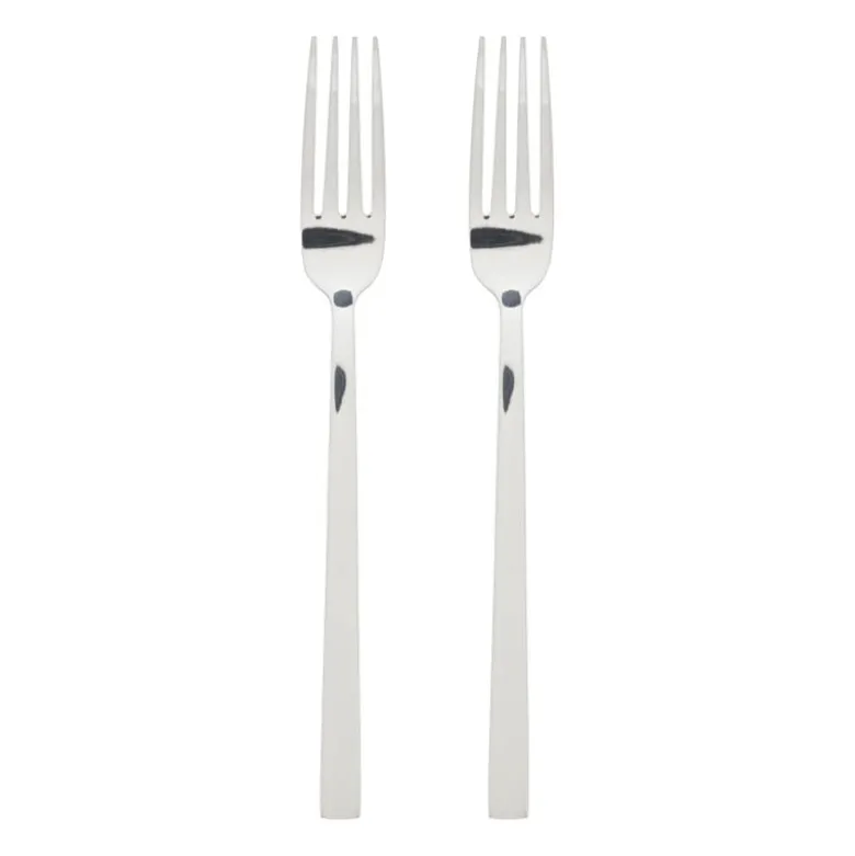 Tafelvorken - zilverkleurig - set van 2
