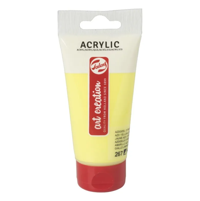 Talens acrylverf - geel - 75 ml