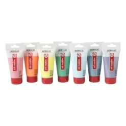 Talens acrylverf - metallic blauw - 75 ml