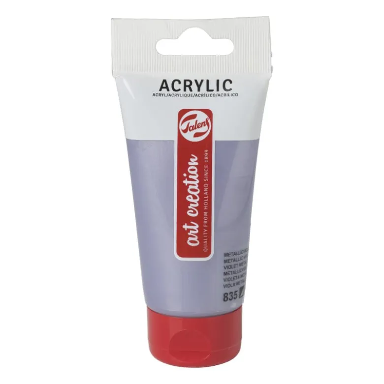 Talens acrylverf - metallic paars - 75 ml