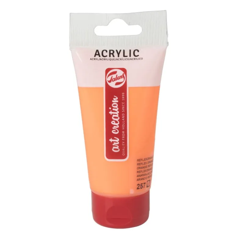 Talens acrylverf - oranje - 75 ml