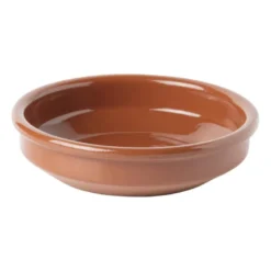 Tapasbakje klei - bruin - ⌀16 cm