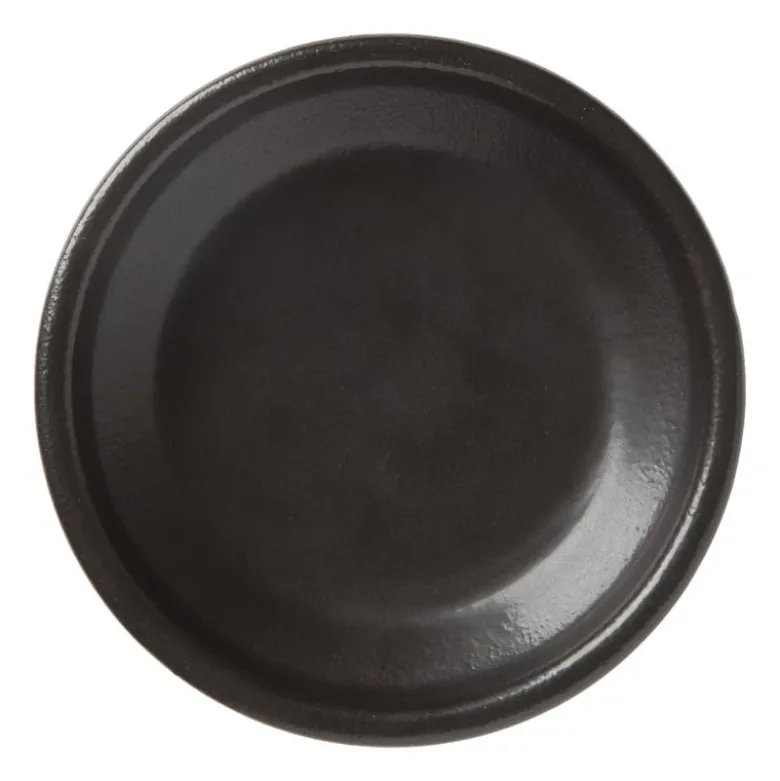 Tapasbakje klei - zwart - ⌀16 cm