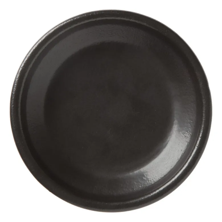 Tapasbakje klei - zwart - ⌀10 cm