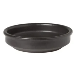 Tapasbakje klei - zwart - ⌀14 cm