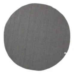 Tapijt hoogpolig rond - wit - ø120 cm