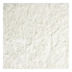 Tapijt hoogpolig - wit - 120x180 cm