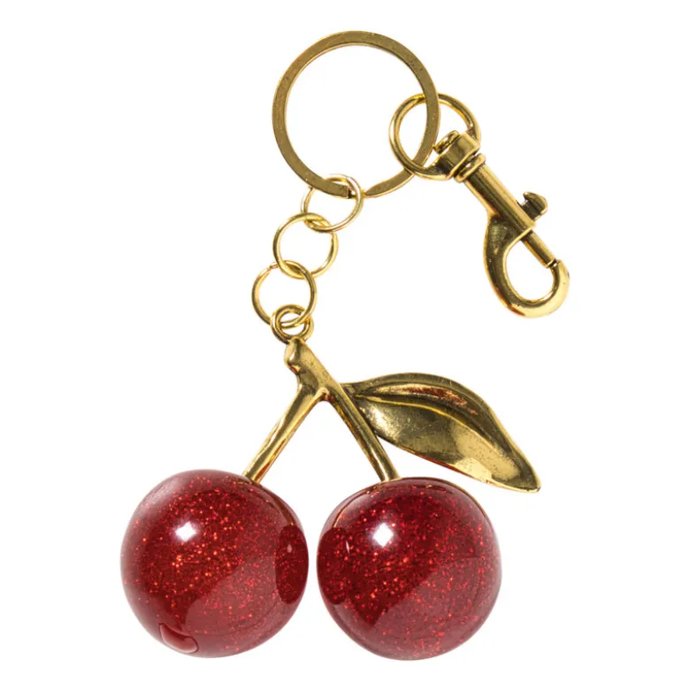 Tashanger kersjes - goud/rood