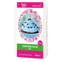 Tasty Me topping cream - blauw - 200 gram