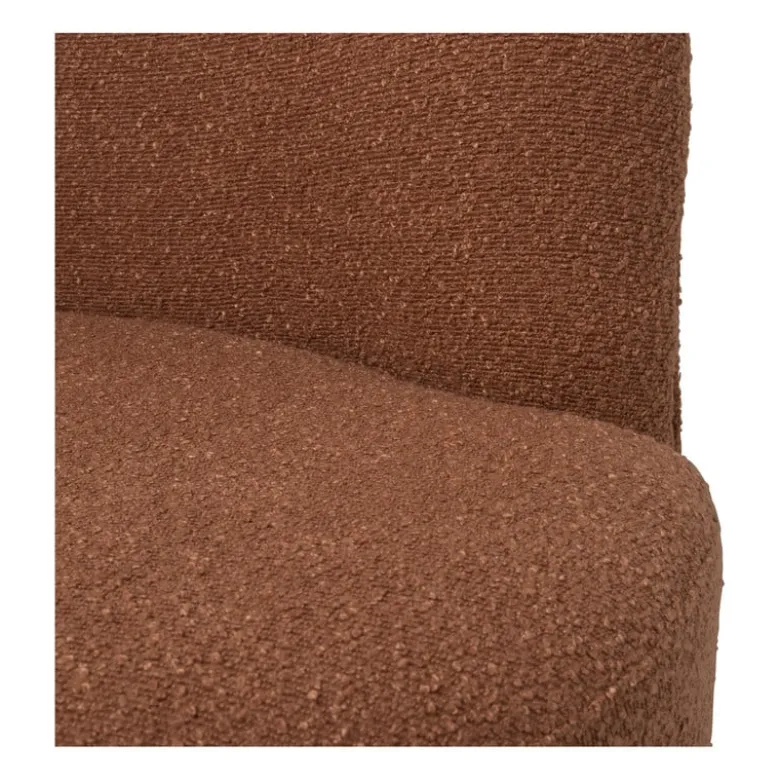 Teddy loveseat fauteuil - bruin - 71x120x71 cm
