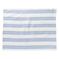 Theedoeken set van 3 - blauw /wit - 45x65 cm