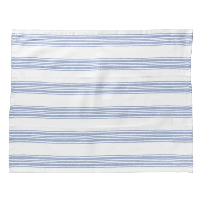 Theedoeken set van 3 - blauw /wit - 45x65 cm