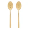 Theelepels - goudkleurig - set van 2