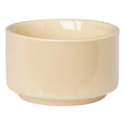 Theelichthouder mini - beige - ø5x3 cm