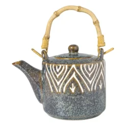 Theepot Nori - blauw/bruin - 600 ml