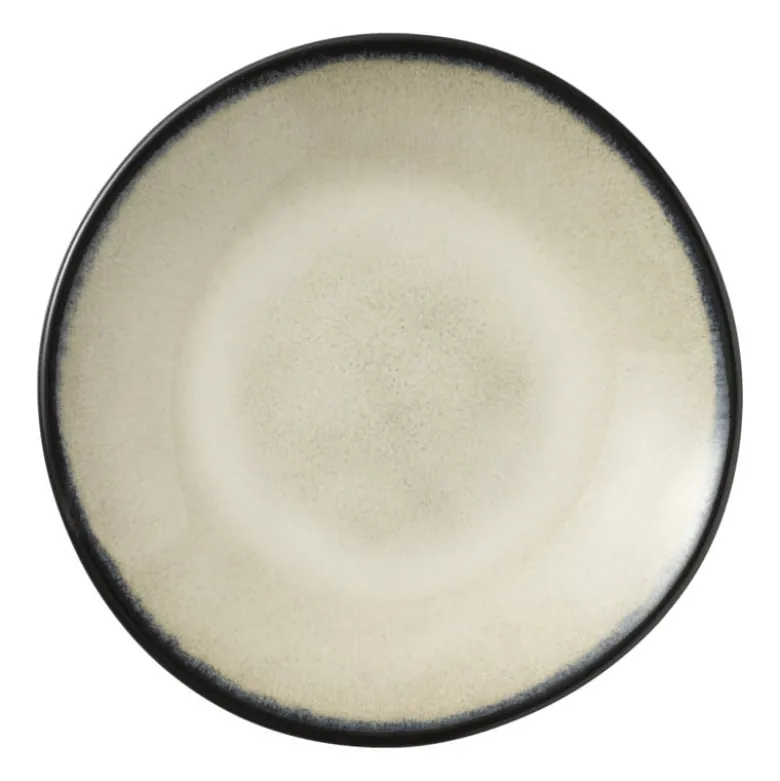 Theezakjeshouder Roots - beige - ø10x1.5 cm