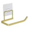 Toiletrolhouder - goudkleurig - 13.7x7x11 cm
