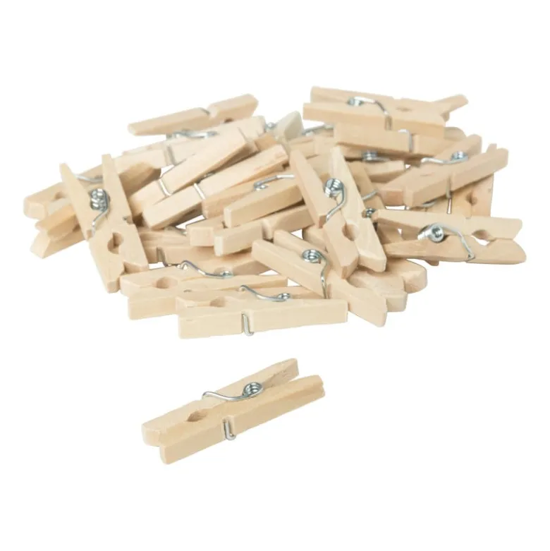 Touw met mini knijpers - 3 meter