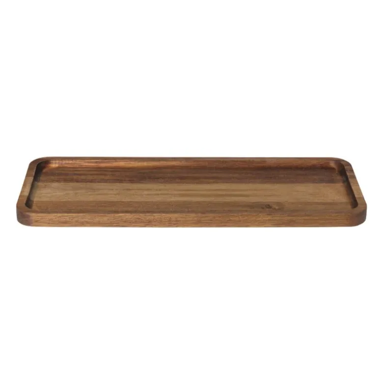 tray acacia groot - bruin - 14x36x1.5 cm