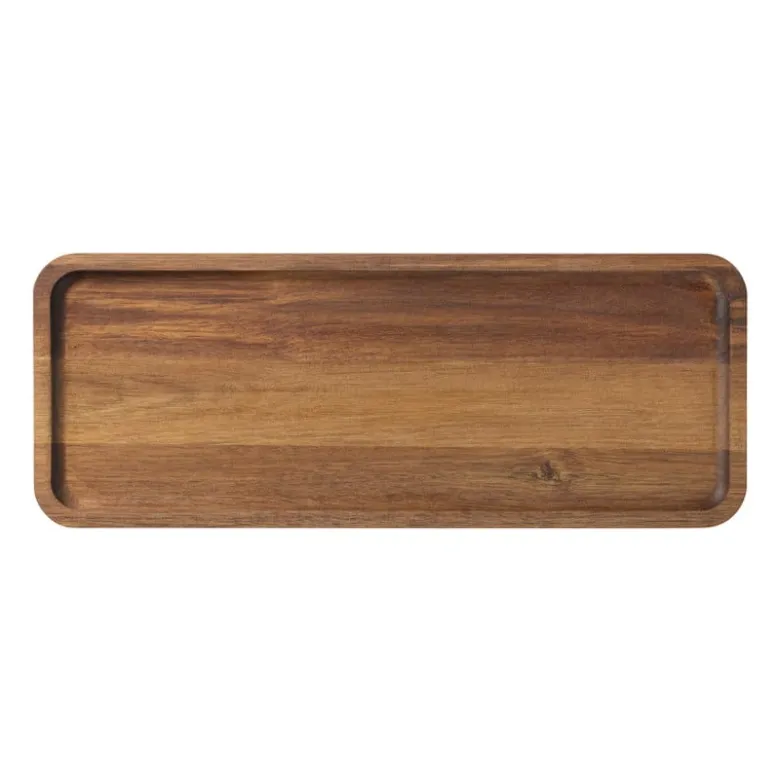 tray acacia groot - bruin - 14x36x1.5 cm