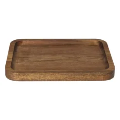tray acacia klein - bruin - 14x18x1.5 cm