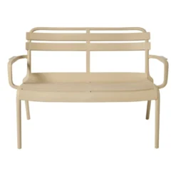 Tuinbank Napoli - beige - 76x68.5x113 cm