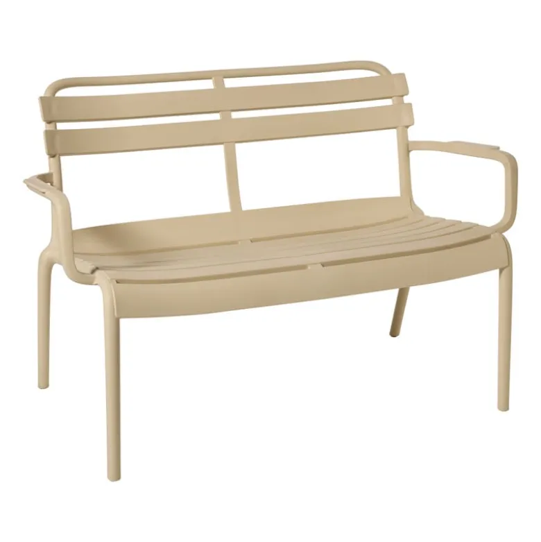 Tuinbank Napoli - beige - 76x68.5x113 cm