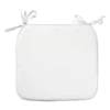 Tuinstoel kussen - beige - 38x41 cm