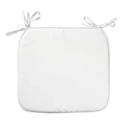 Tuinstoel kussen - beige - 38x41 cm