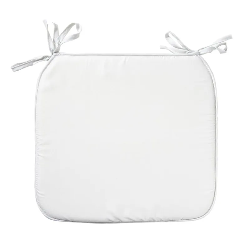 Tuinstoel kussen - beige - 38x41 cm