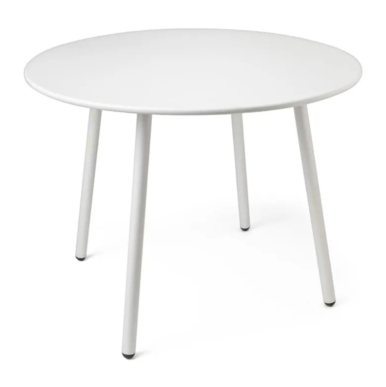 Tuintafel elisa rond - wit - ⌀95x71 cm