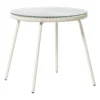 Tuintafel Hawaii - beige/transparant - ø45x42 cm