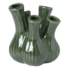 Tulpenvaas klein - groen - ø13.5x16 cm
