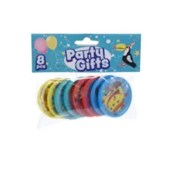 Uitdeelcadeautje kantelpuzzel - multikleur - set van 8