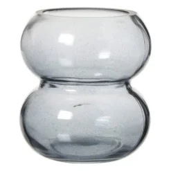Vaas 2 bollingen - smoked - ø8x8.5 cm