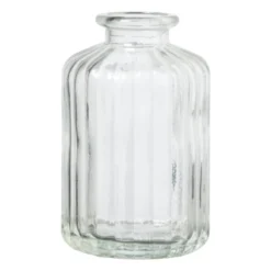 Vaasje mini - transparant - ø6.5x10 cm - diverse varianten
