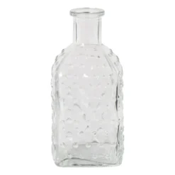 Vaasje mini - transparant - 6.5x6.5x13.5 cm - diverse varianten